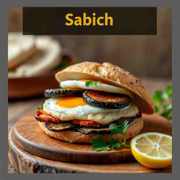 Sabich - Israeli Eggplant Sandwich Recipe